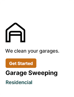 icon of garage cleaning service