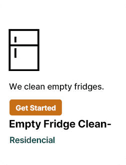 icon for empty fridge cleaning